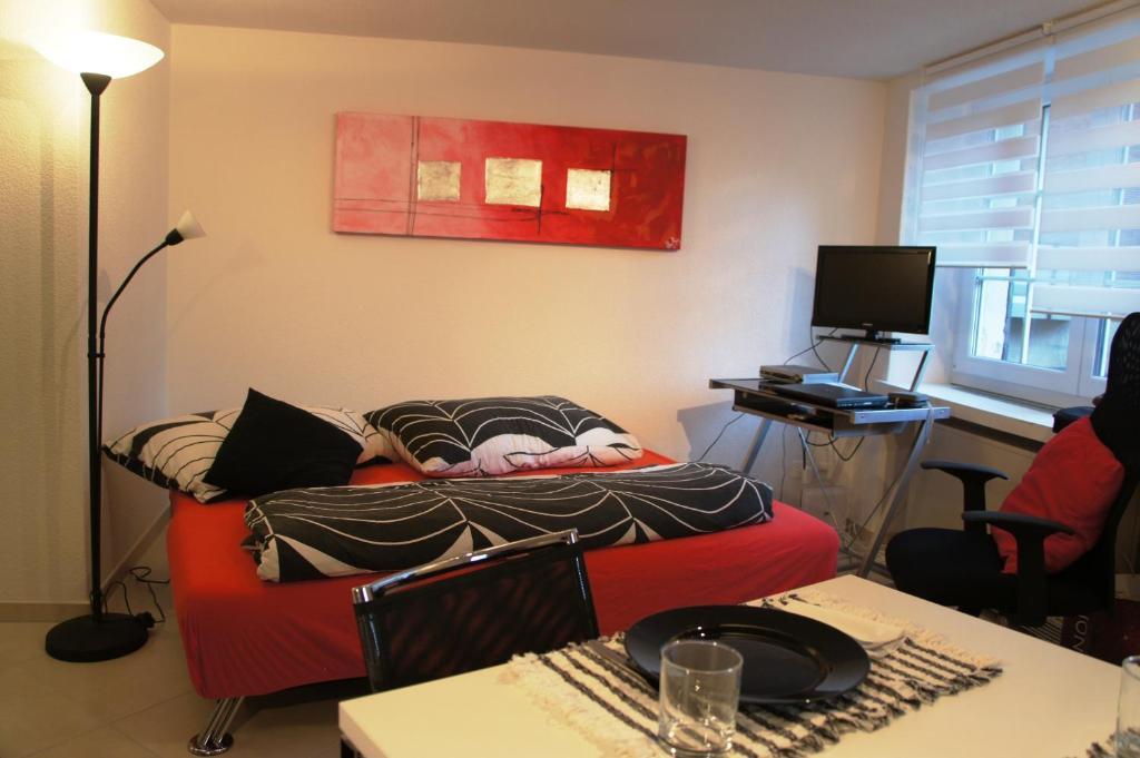 Studio-Appartment Horgen Quarto foto